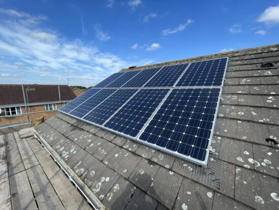 Anti bird Mess around Solar Panels