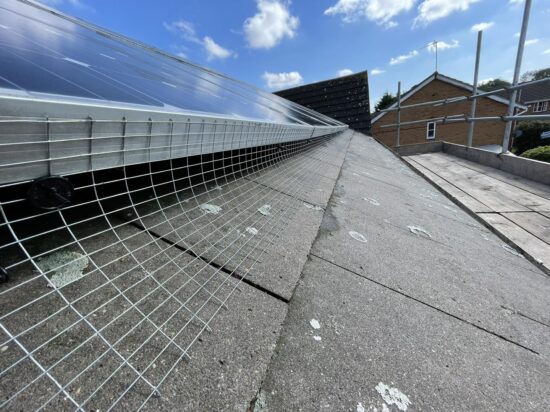 Wire Mess around Solar Panels