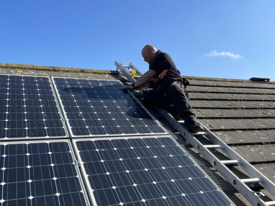 Bird Proofing Solar Panels of Leicester Property